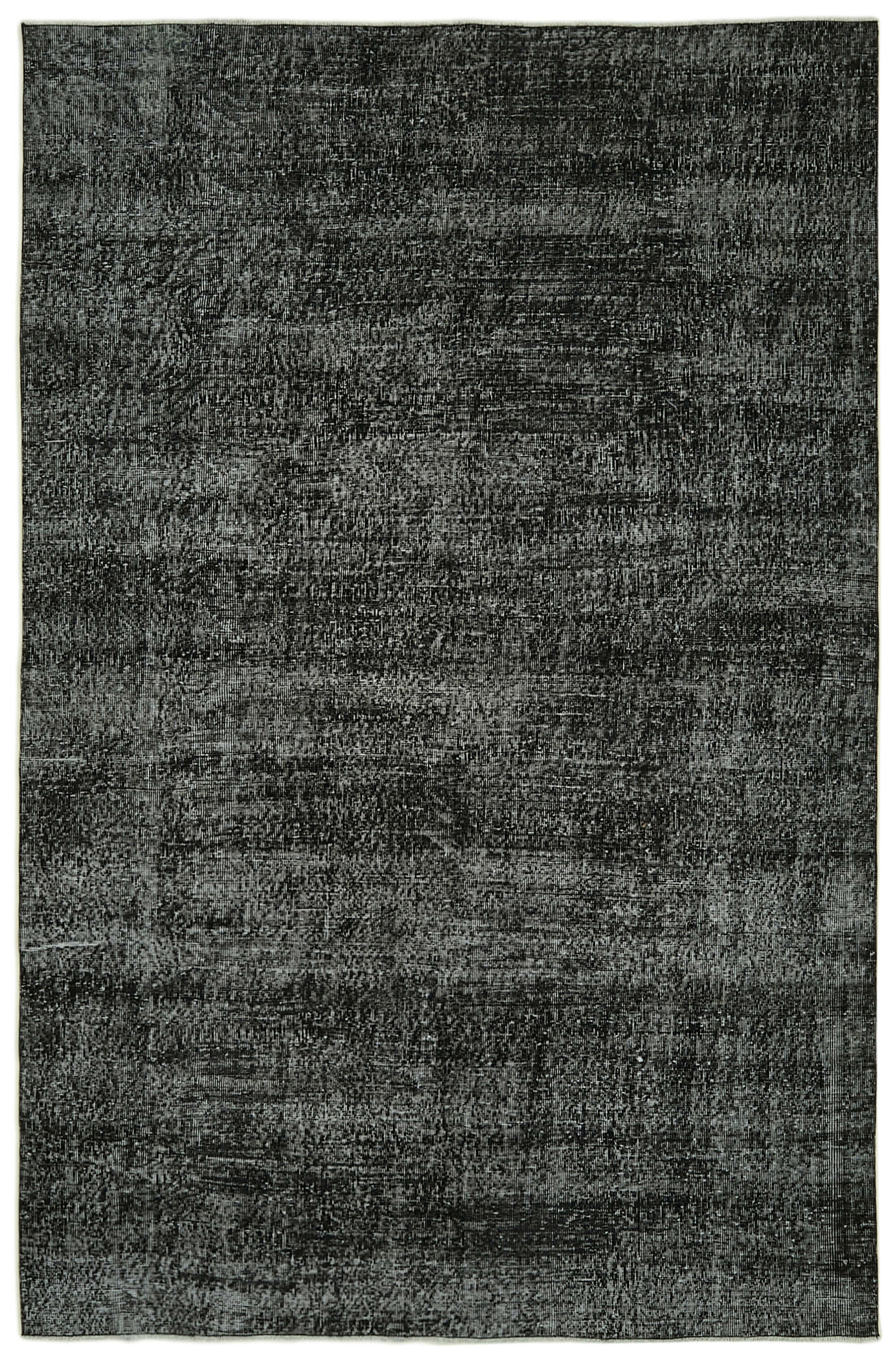 6 x 9 Black Overdyed Rug - 5915