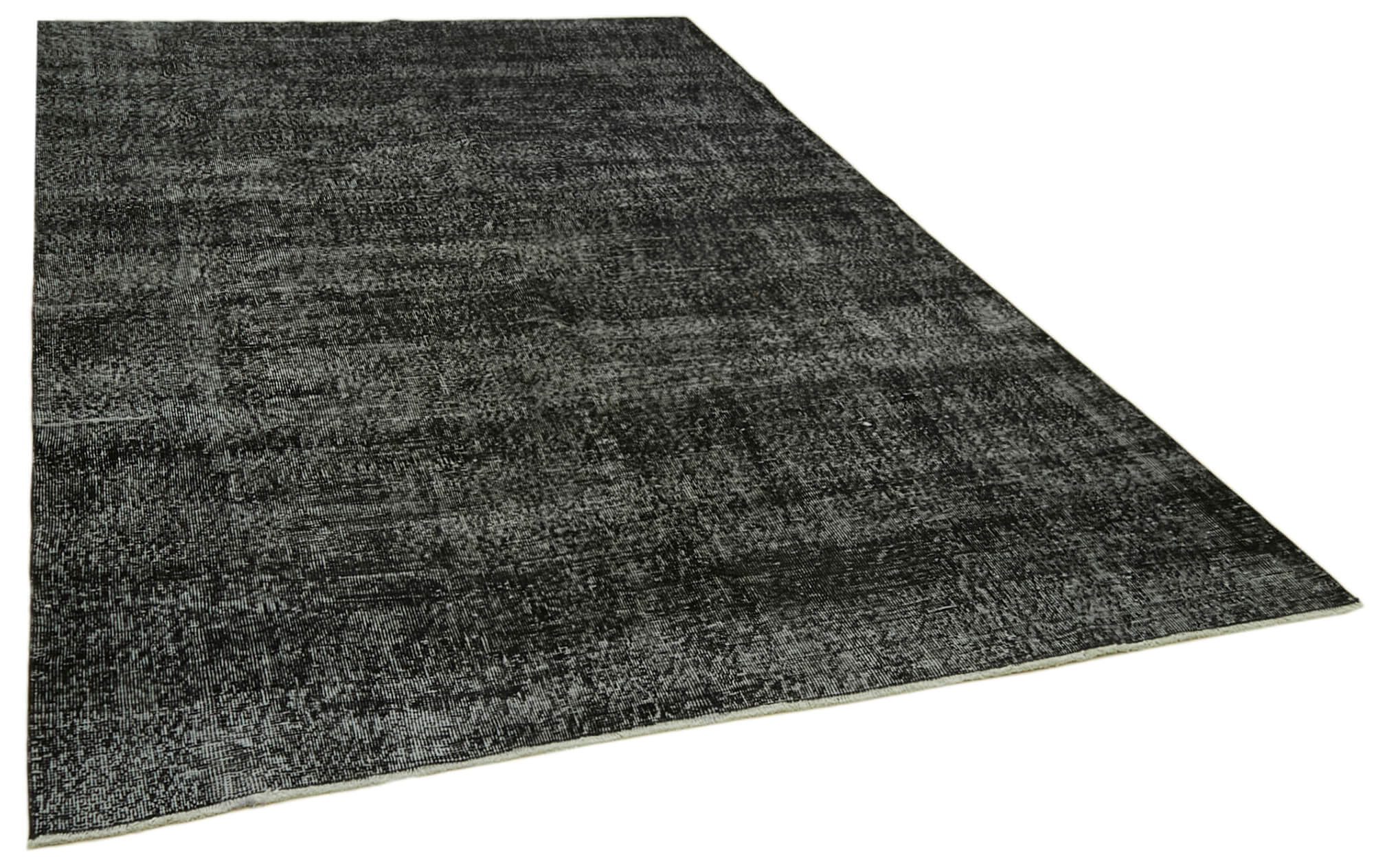 6 x 9 Black Overdyed Rug - 5915