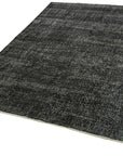 6 x 9 Black Overdyed Rug - 5915