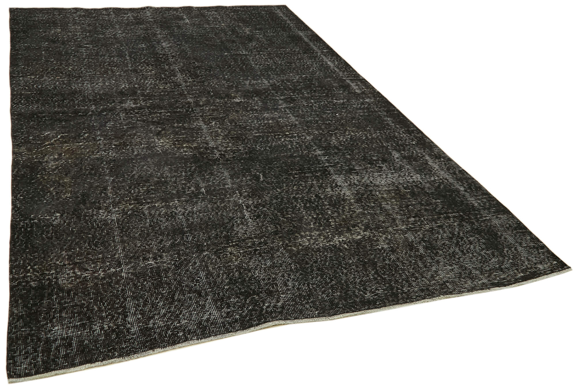 6 x 10 Black Overdyed Rug - 5918