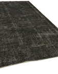 6 x 10 Black Overdyed Rug - 5918