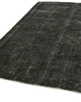 6 x 10 Black Overdyed Rug - 5918