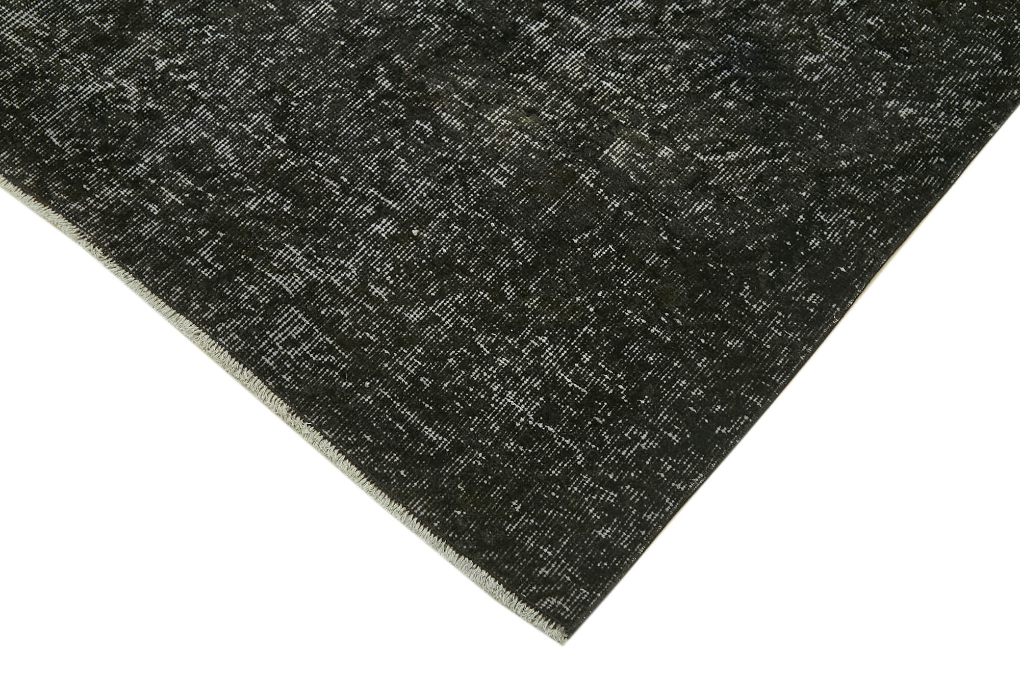 6 x 10 Black Overdyed Rug - 5918