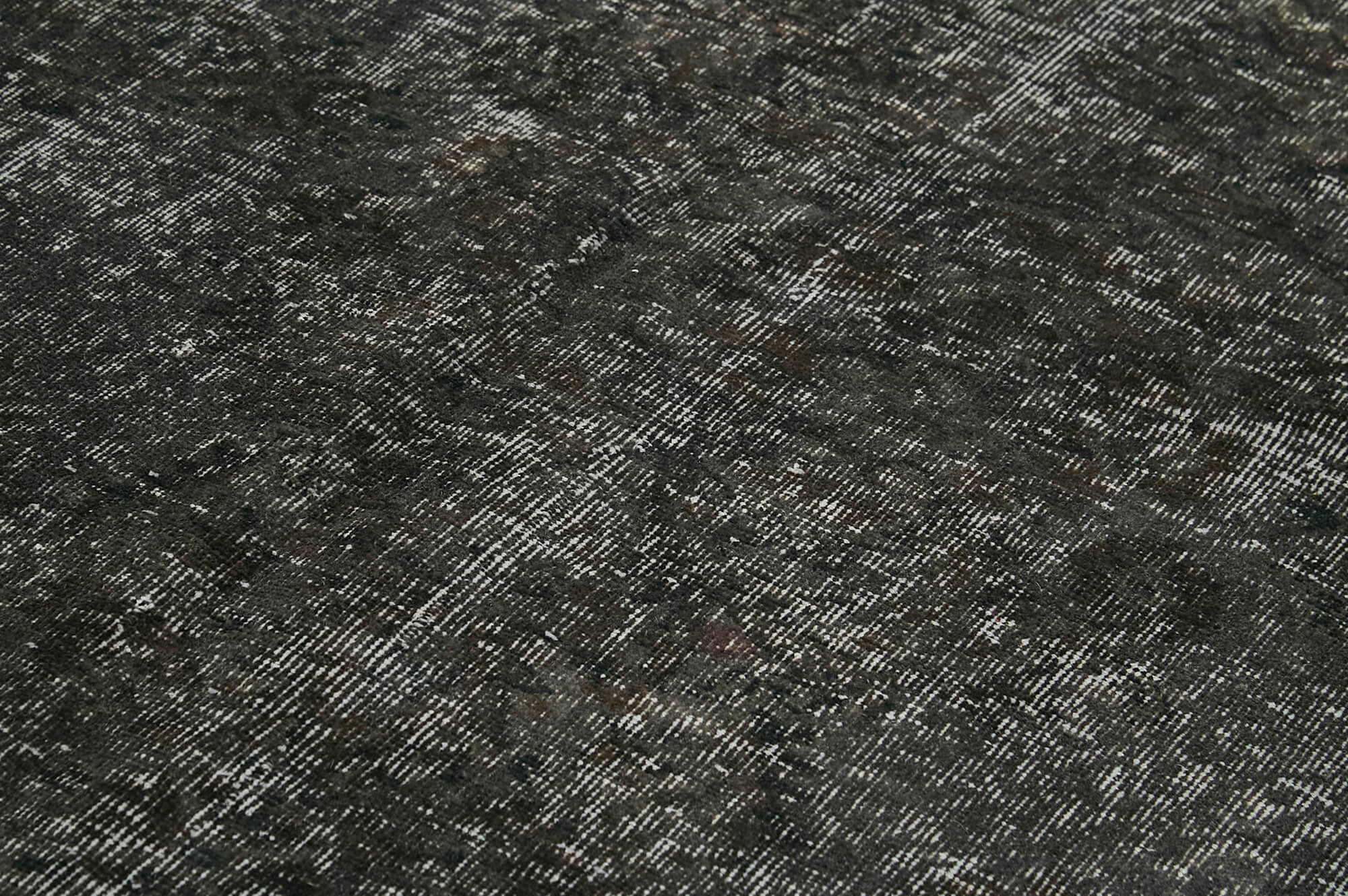 6 x 10 Black Overdyed Rug - 5918