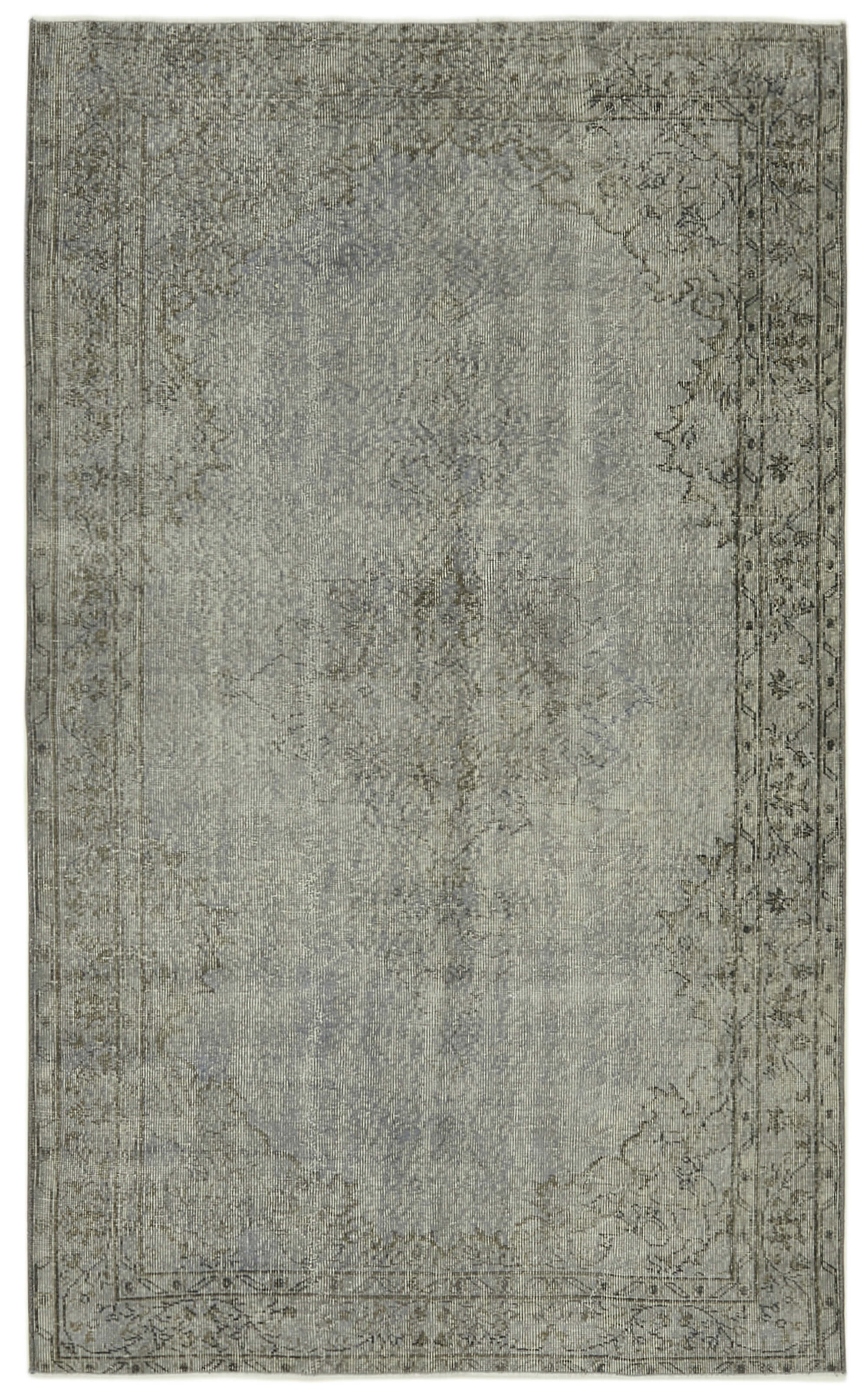 5 x 8 Grey Overdyed Rug - 5919