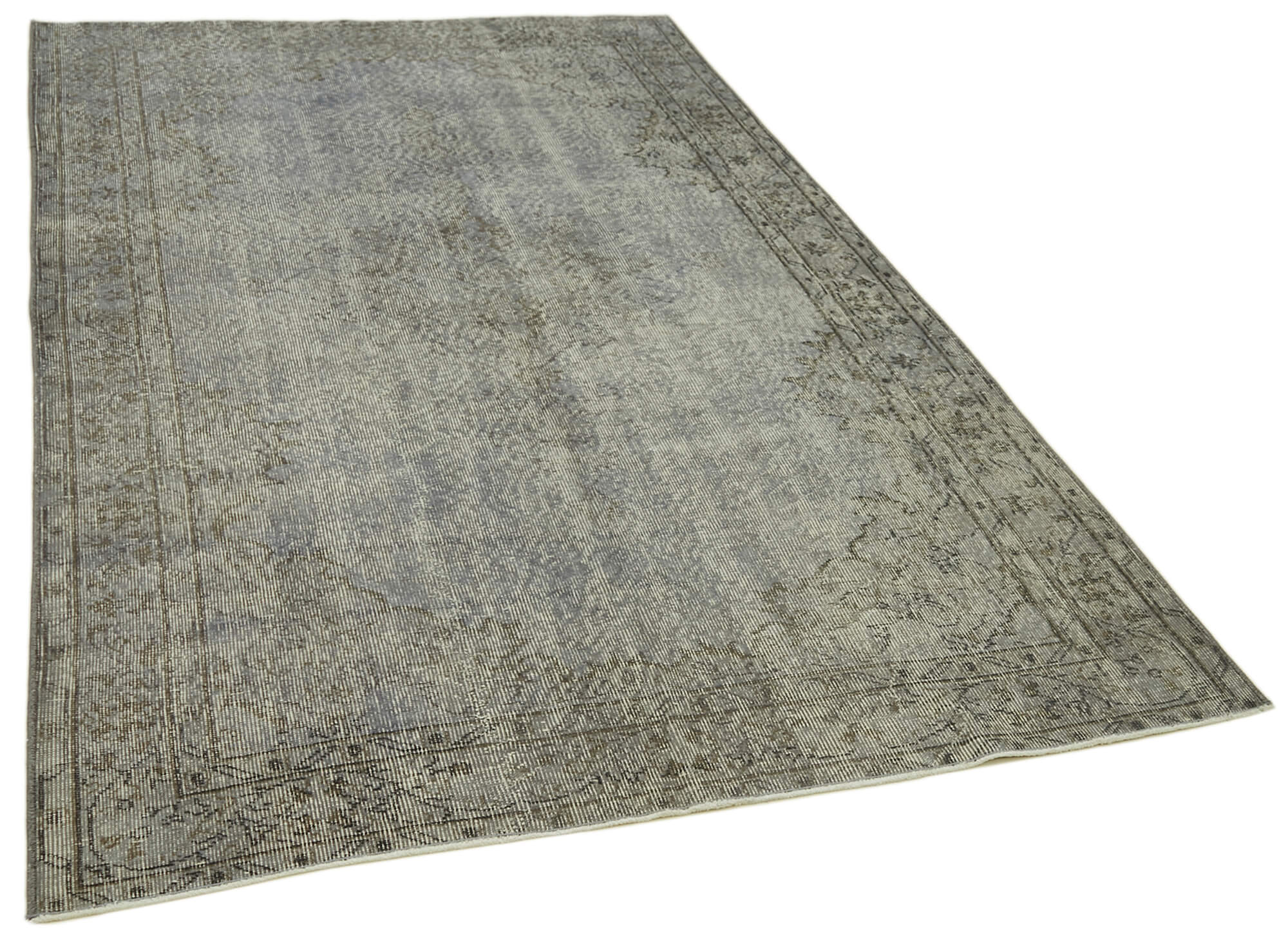 5 x 8 Grey Overdyed Rug - 5919