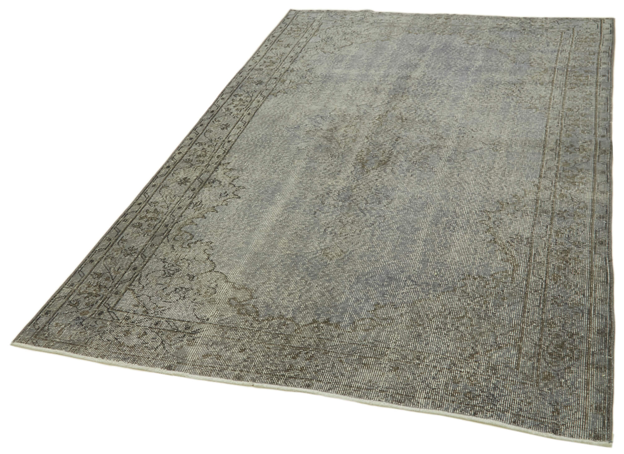 5 x 8 Grey Overdyed Rug - 5919