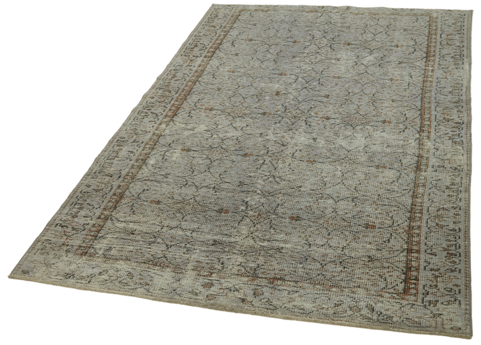 5 x 8 Grey Overdyed Rug - 5924