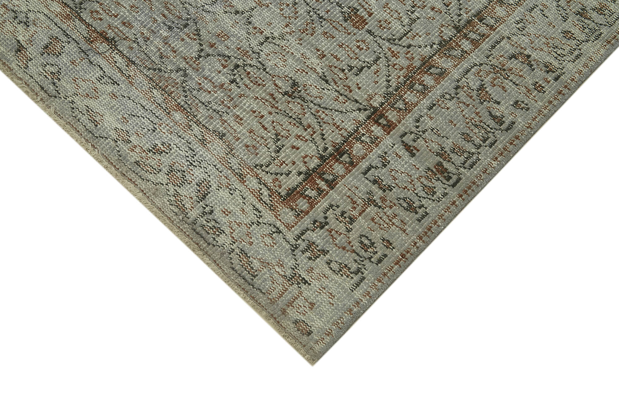 5 x 8 Grey Overdyed Rug - 5924