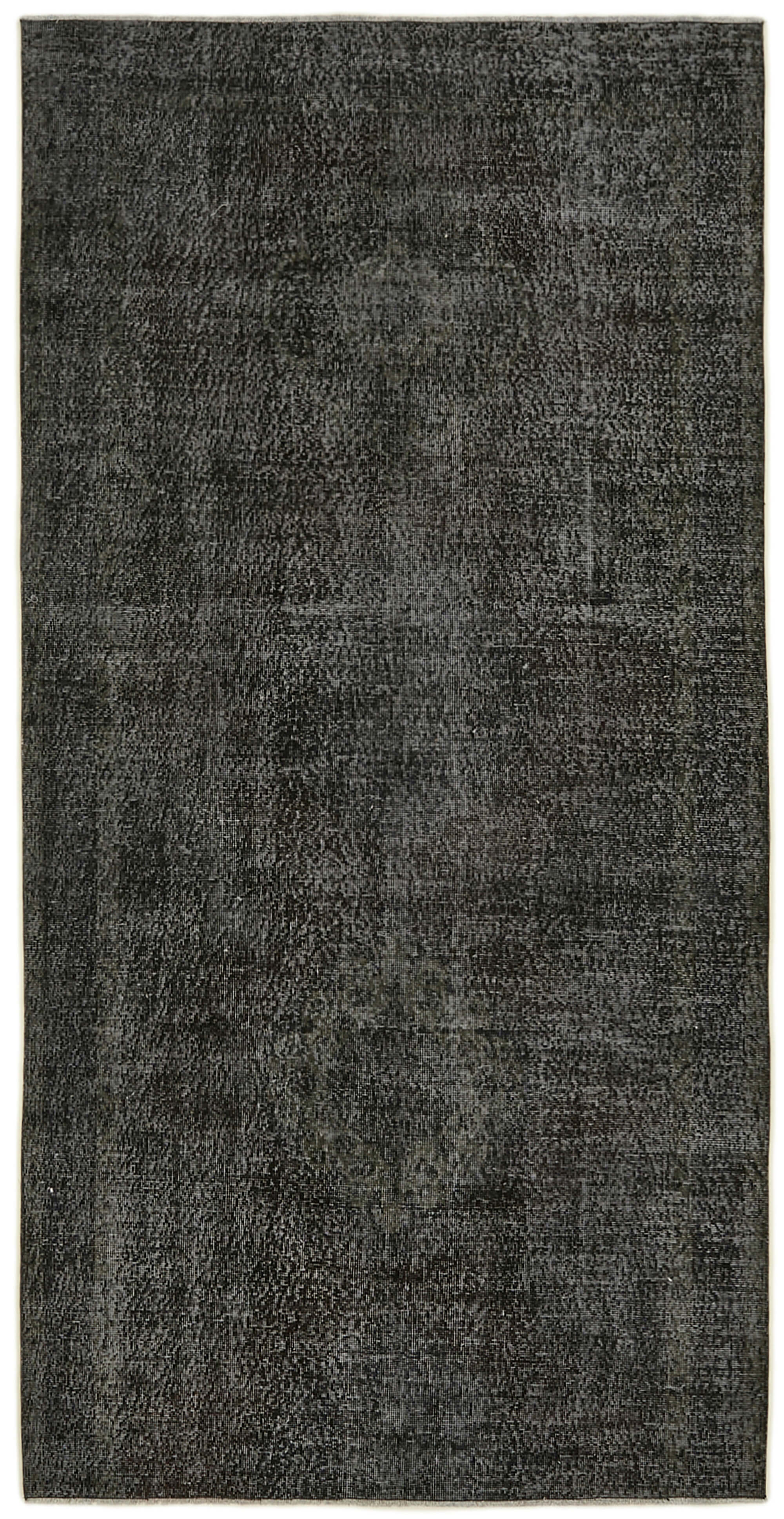 5 x 9 Black Overdyed Rug - 5925