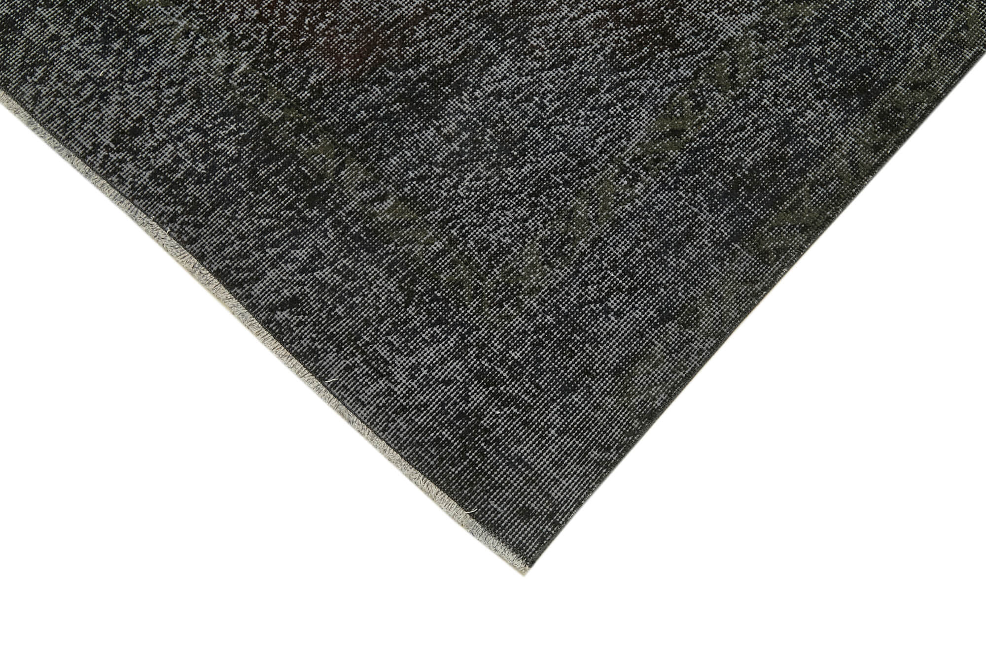 5 x 9 Black Overdyed Rug - 5925