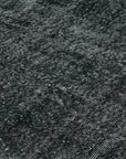 6 x 11 Black Overdyed Rug - 5928