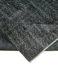 6 x 11 Black Overdyed Rug - 5928