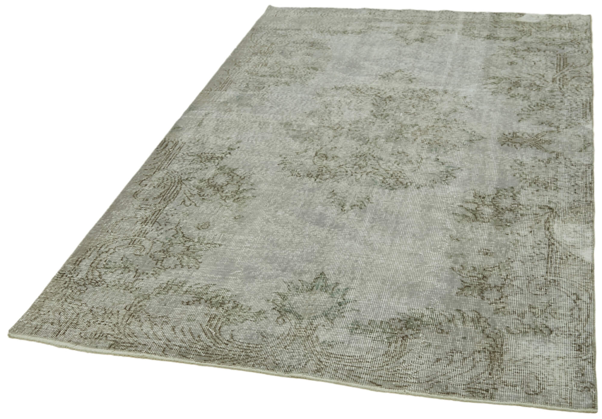 5 x 9 Grey Overdyed Rug - 5929