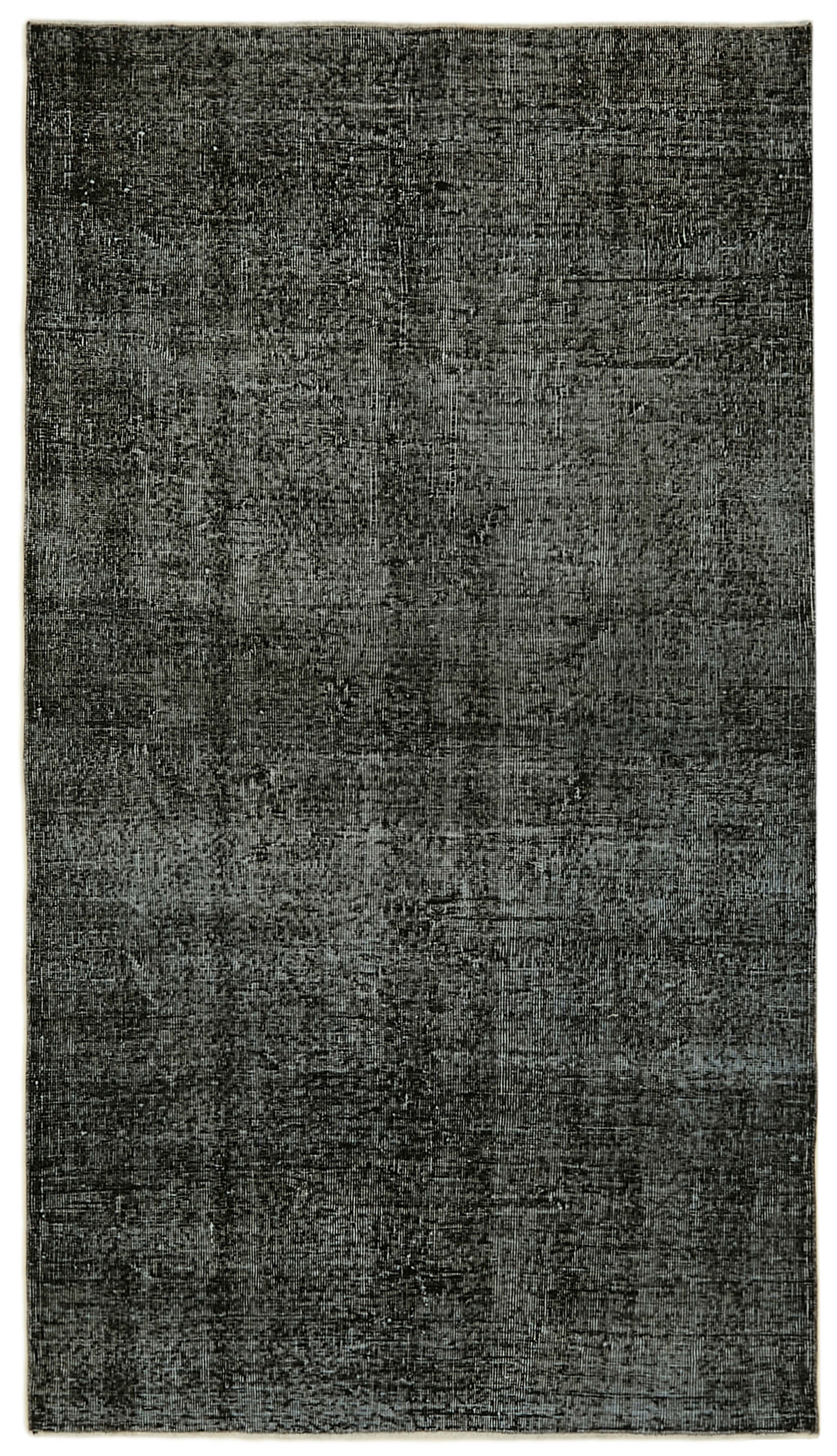 5 x 8 Black Overdyed Rug - 5931