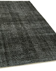 5 x 8 Black Overdyed Rug - 5931