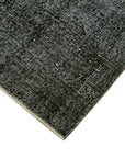 5 x 8 Black Overdyed Rug - 5931