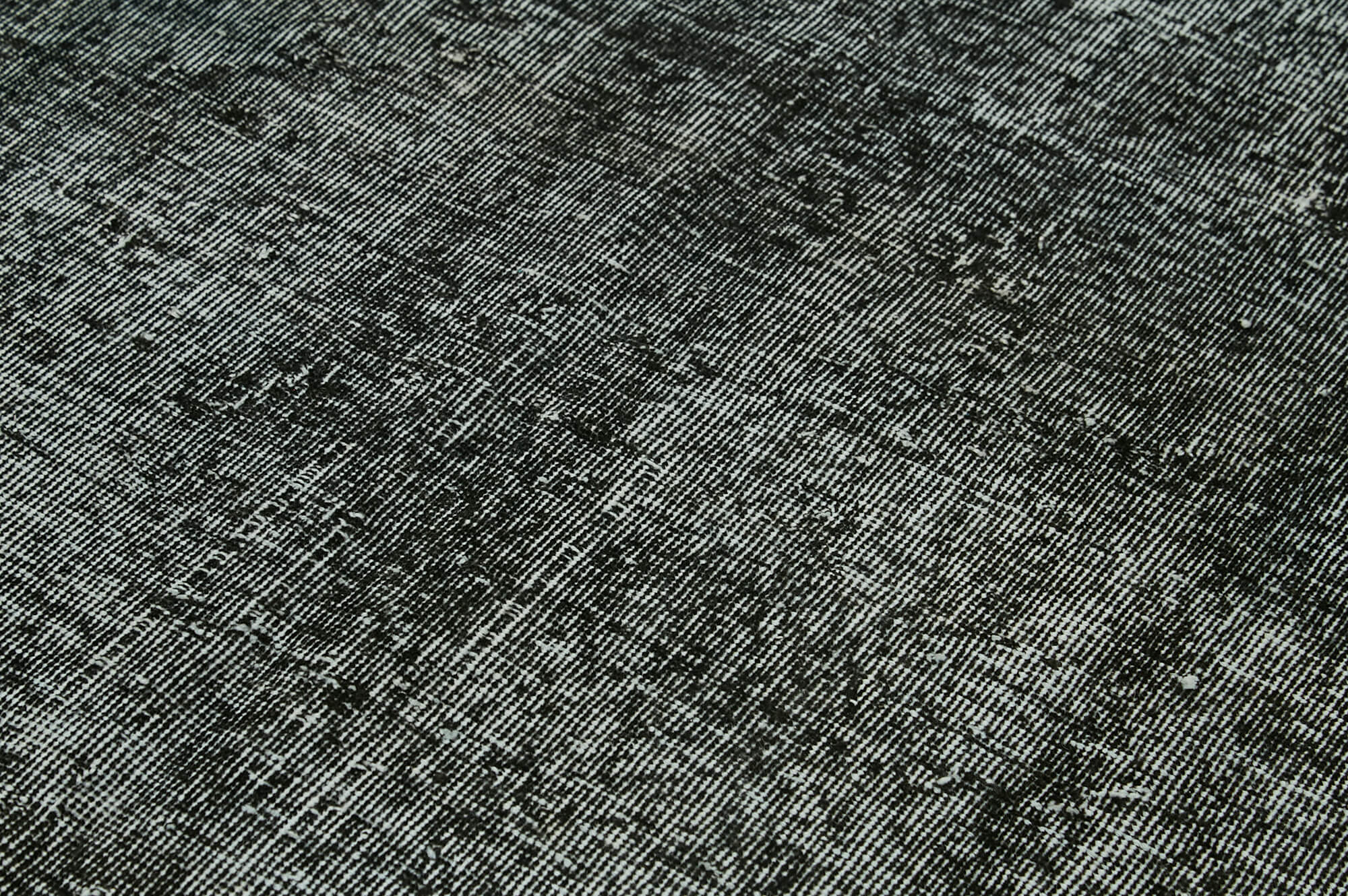 5 x 8 Black Overdyed Rug - 5931