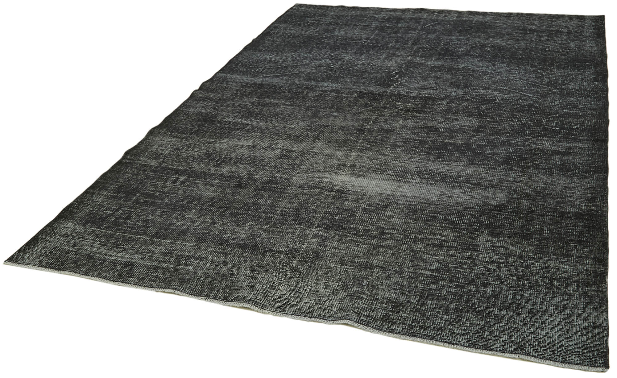 6 x 10 Black Overdyed Rug - 5933