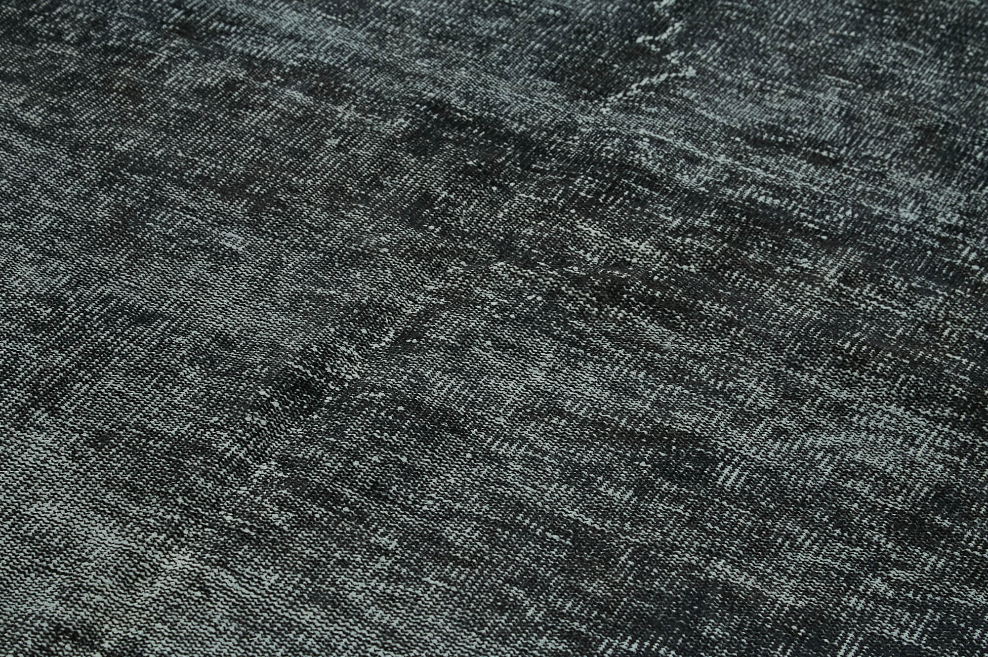 6 x 10 Black Overdyed Rug - 5933