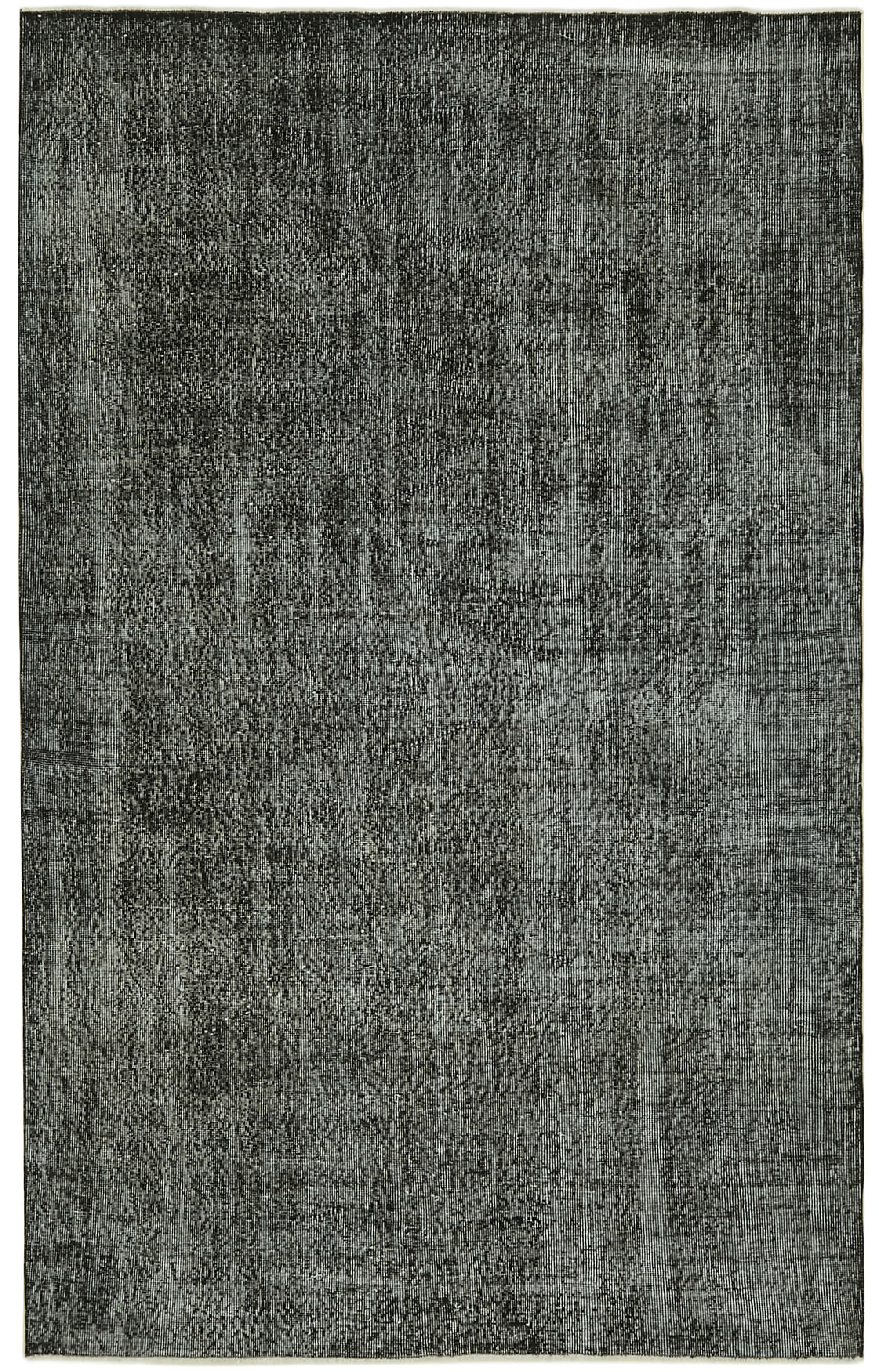 6 x 9 Black Overdyed Rug - 5935