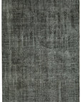 6 x 9 Black Overdyed Rug - 5935