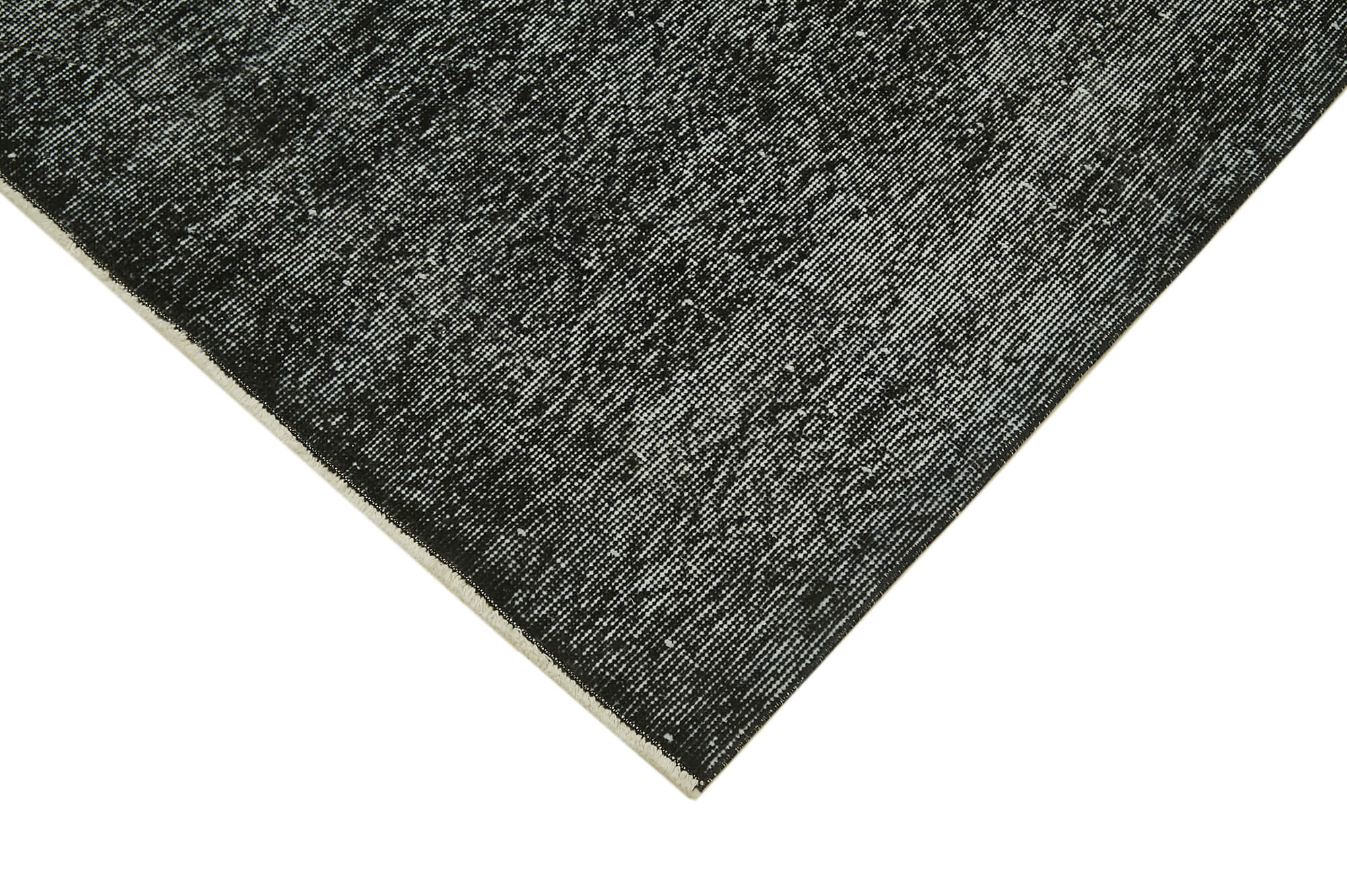 6 x 9 Black Overdyed Rug - 5935