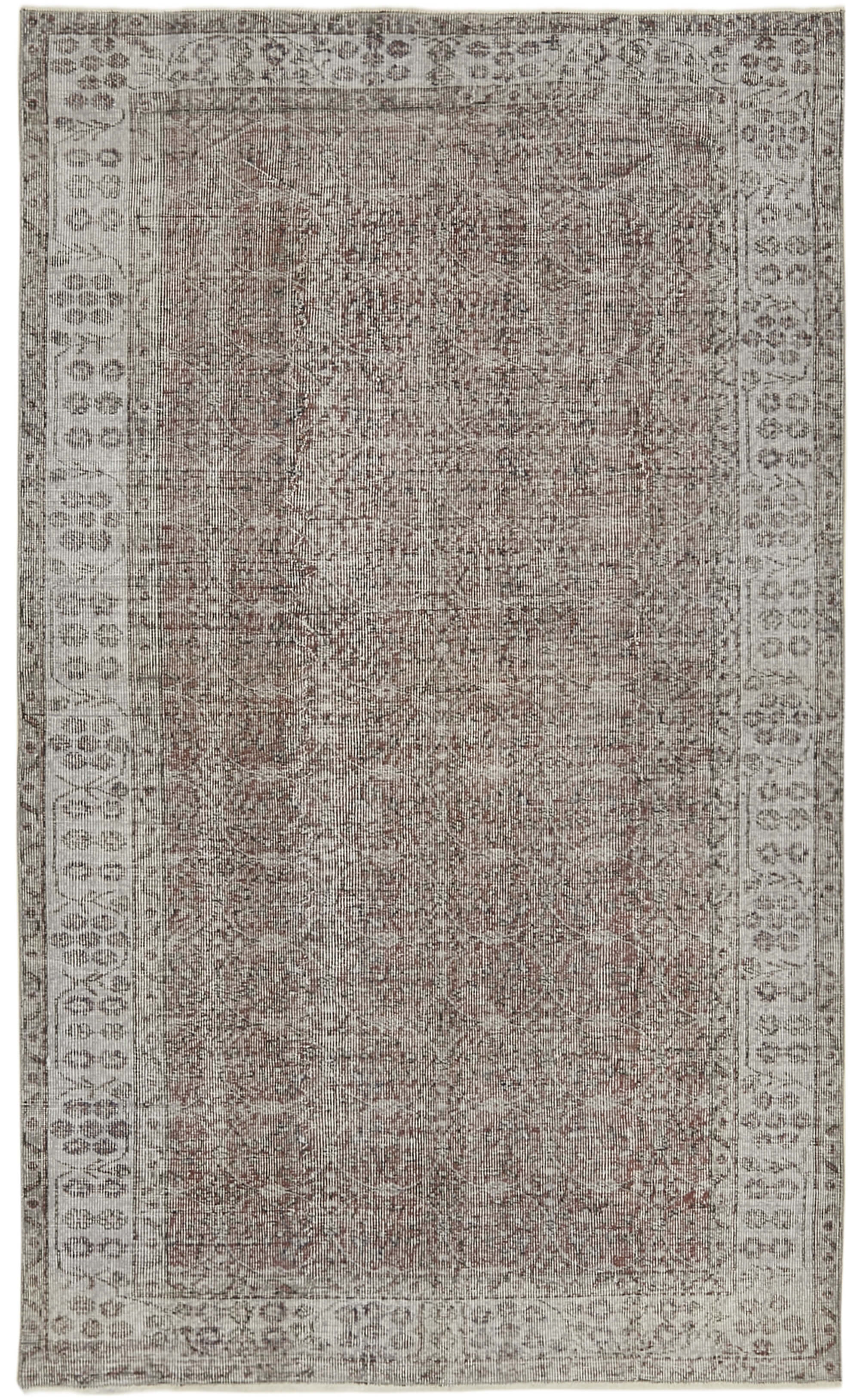 5 x 8 Grey Overdyed Rug - 5936