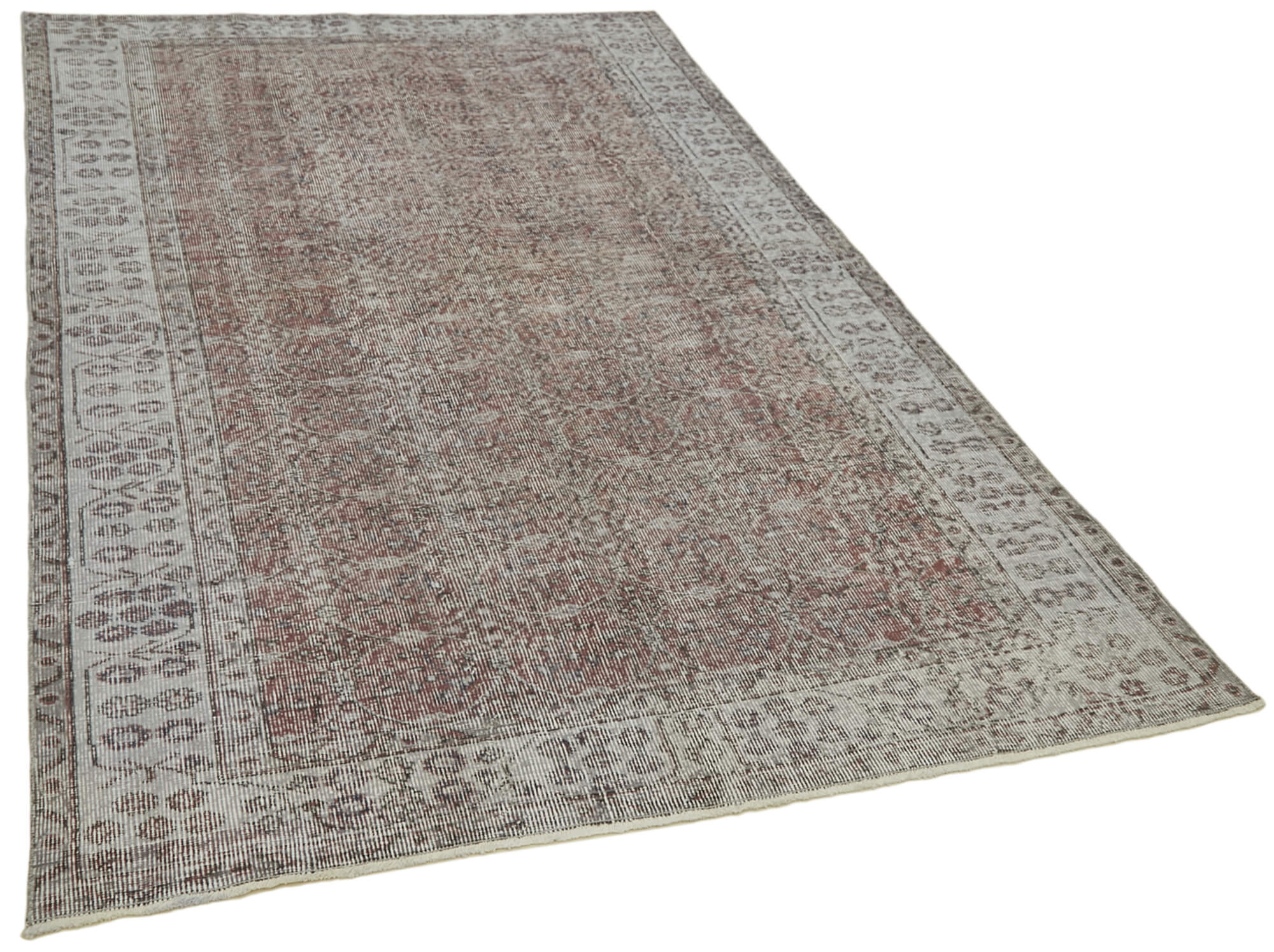 5 x 8 Grey Overdyed Rug - 5936