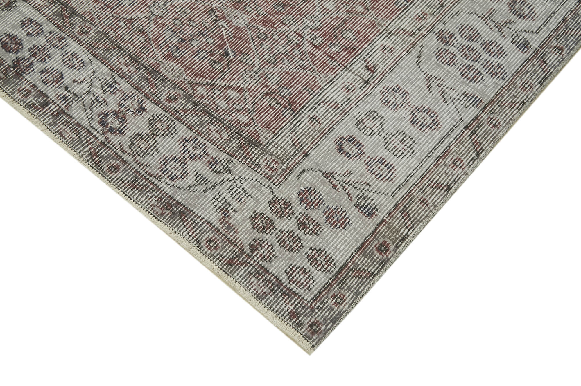 5 x 8 Grey Overdyed Rug - 5936