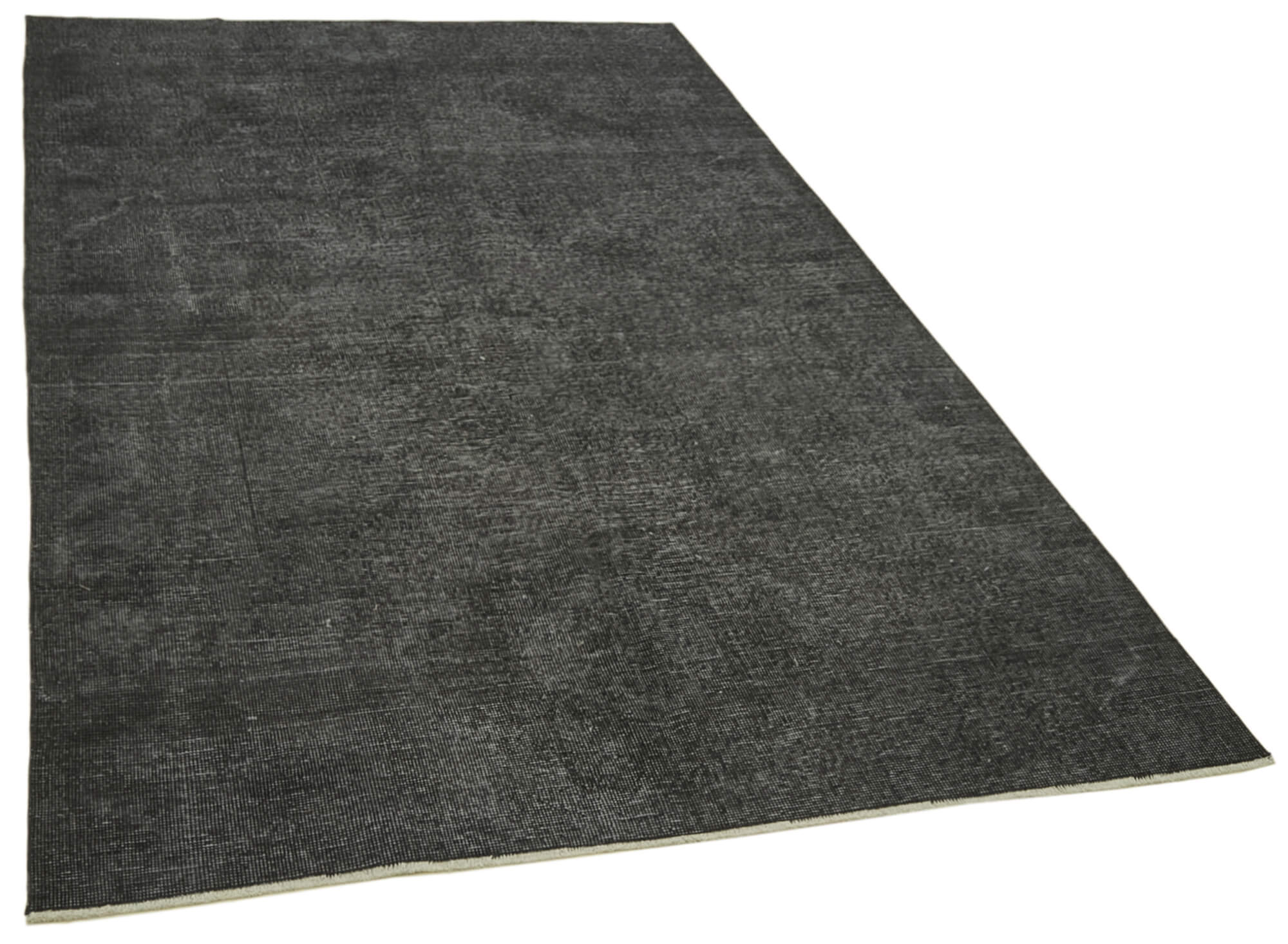 5 x 9 Black Overdyed Rug - 5937