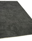 5 x 9 Black Overdyed Rug - 5937