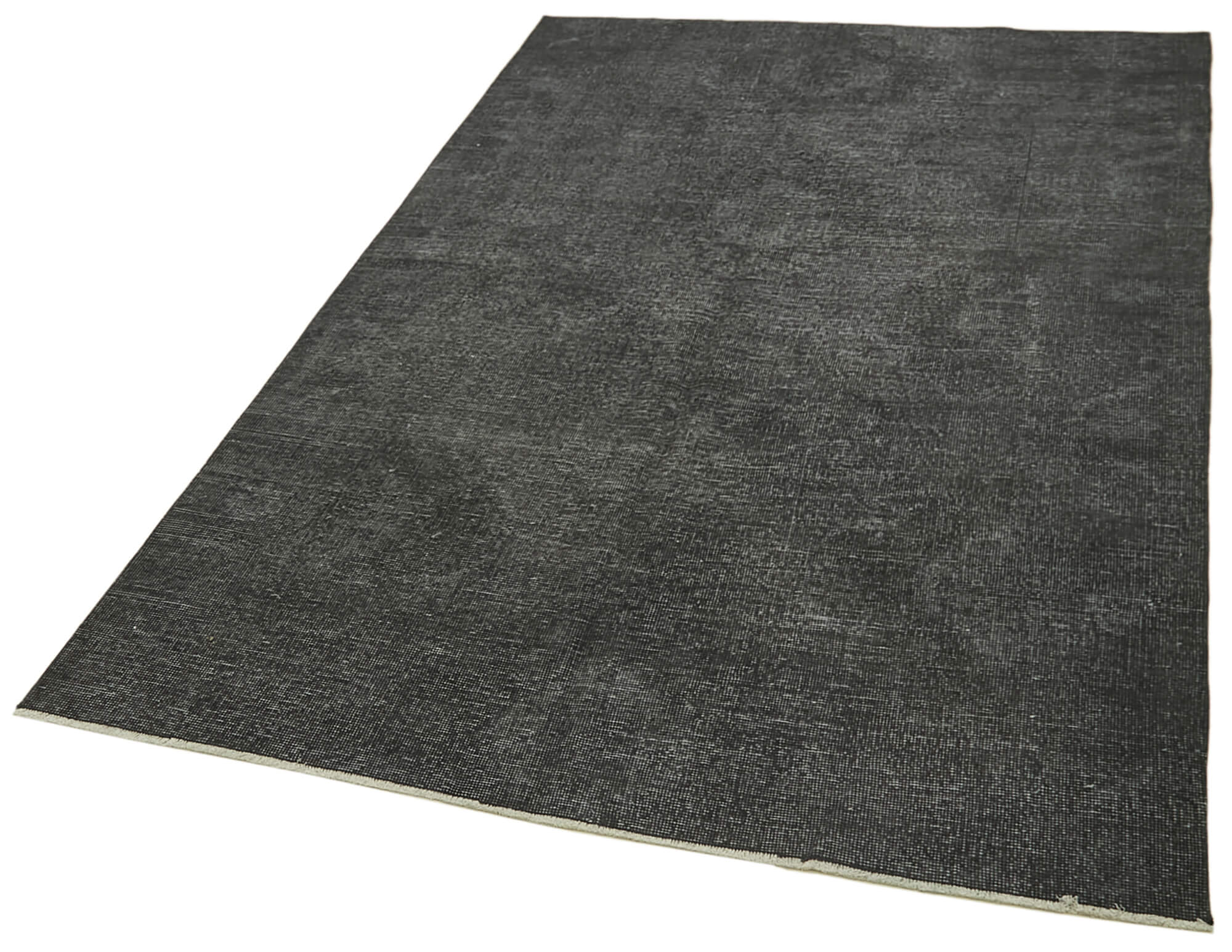 5 x 9 Black Overdyed Rug - 5937