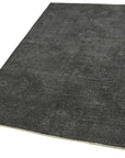 5 x 9 Black Overdyed Rug - 5937