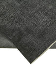 5 x 9 Black Overdyed Rug - 5937