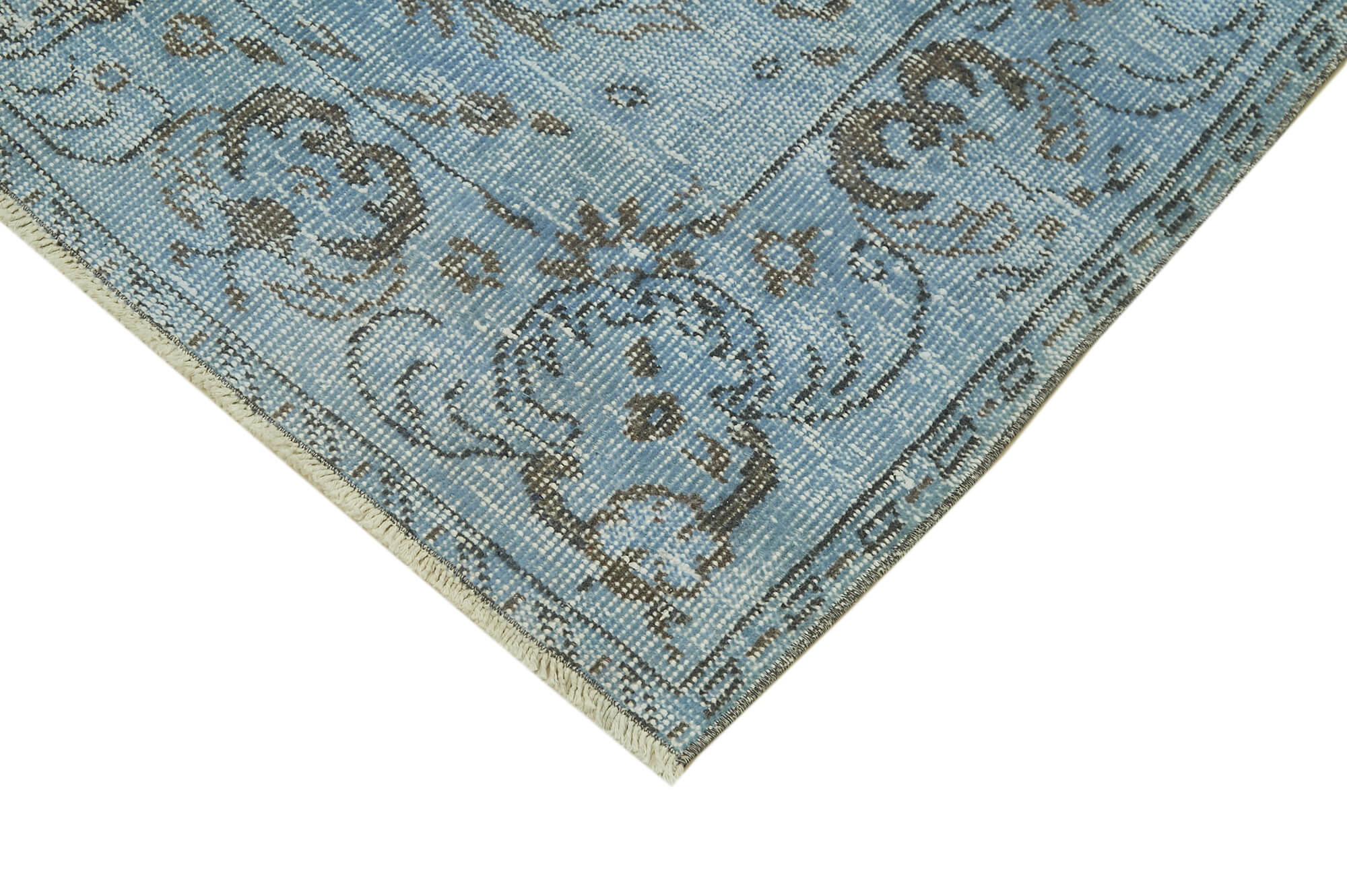 5 x 9 Blue Overdyed Rug - 5938