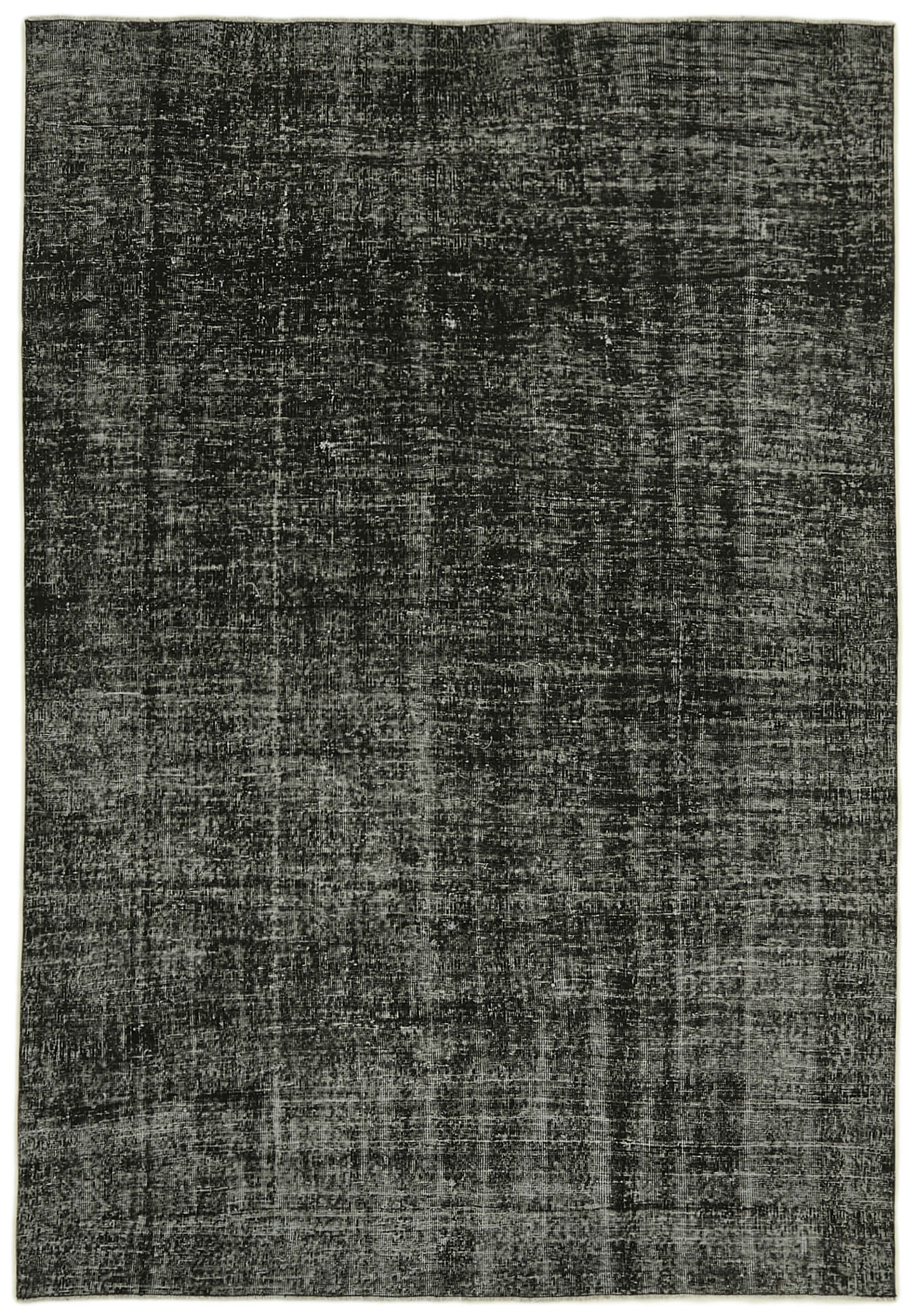 6 x 9 Black Overdyed Rug - 5941