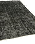 6 x 9 Black Overdyed Rug - 5941