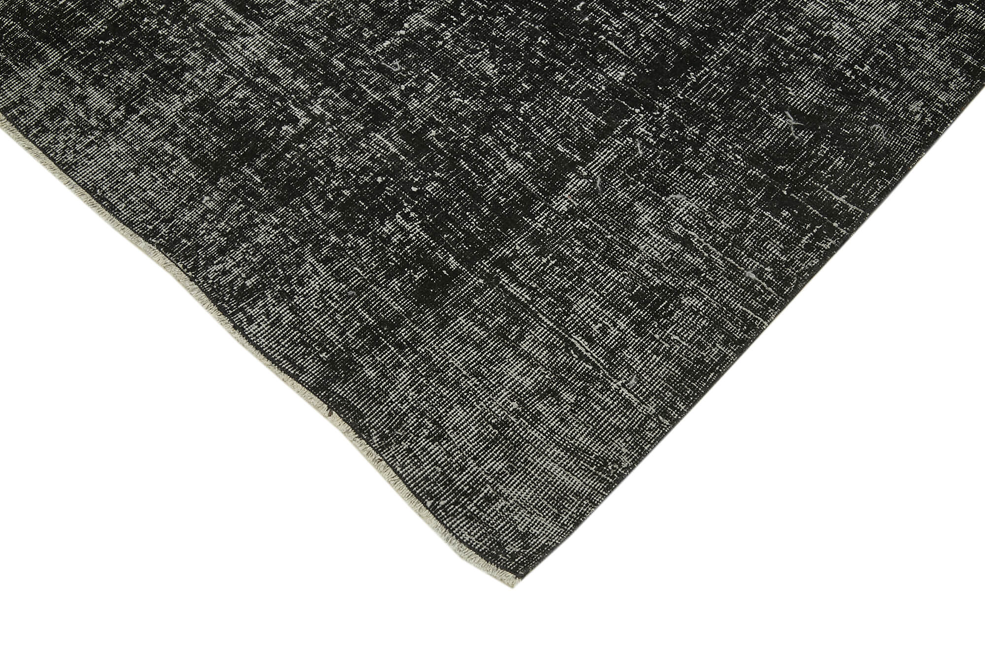 6 x 9 Black Overdyed Rug - 5941