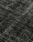 6 x 9 Black Overdyed Rug - 5941