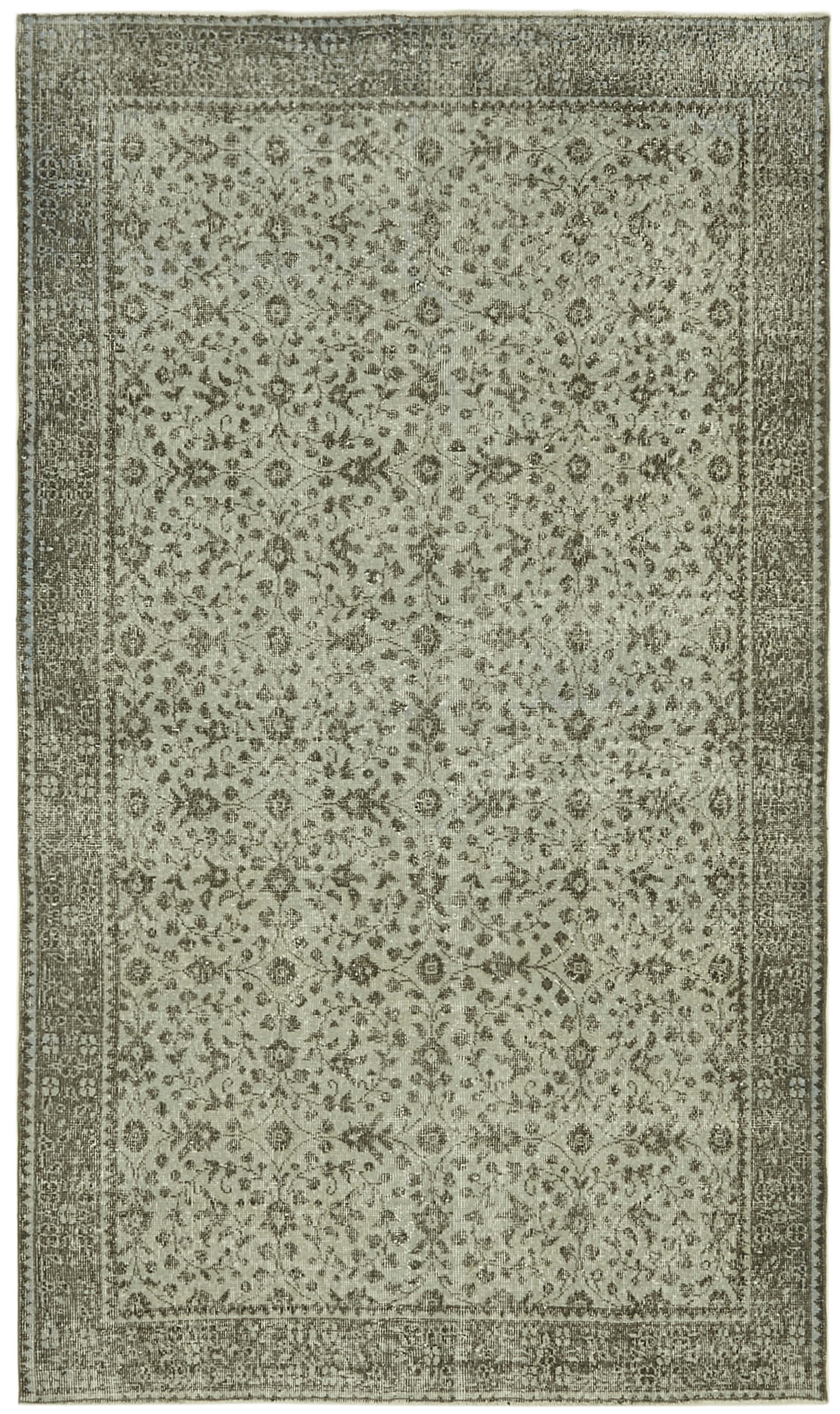 5 x 9 Blue Overdyed Rug - 5942