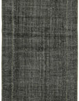 6 x 10 Black Overdyed Rug - 5943