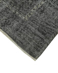 6 x 10 Black Overdyed Rug - 5943