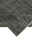 6 x 10 Black Overdyed Rug - 5943