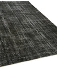 7 x 10 Black Overdyed Rug - 5945