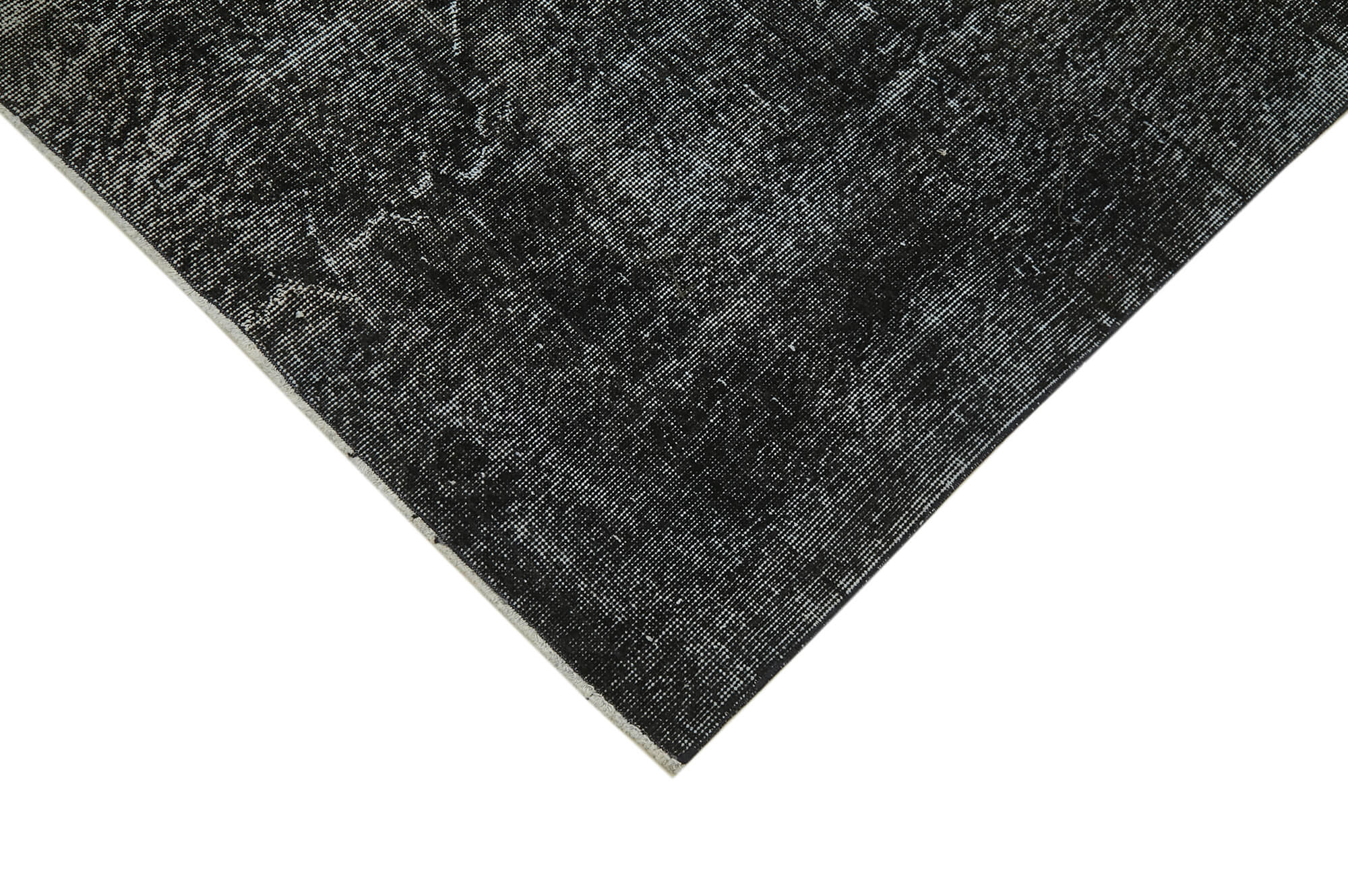 7 x 10 Black Overdyed Rug - 5945