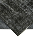 7 x 10 Black Overdyed Rug - 5945