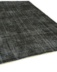 7 x 10 Black Overdyed Rug - 5946