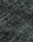 7 x 10 Black Overdyed Rug - 5946