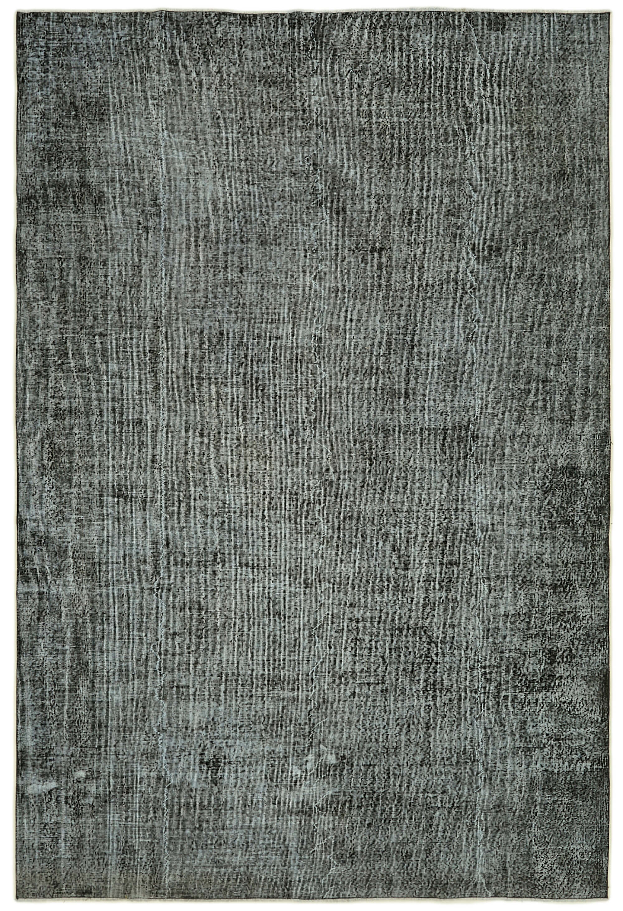 7 x 11 Black Overdyed Rug - 5947